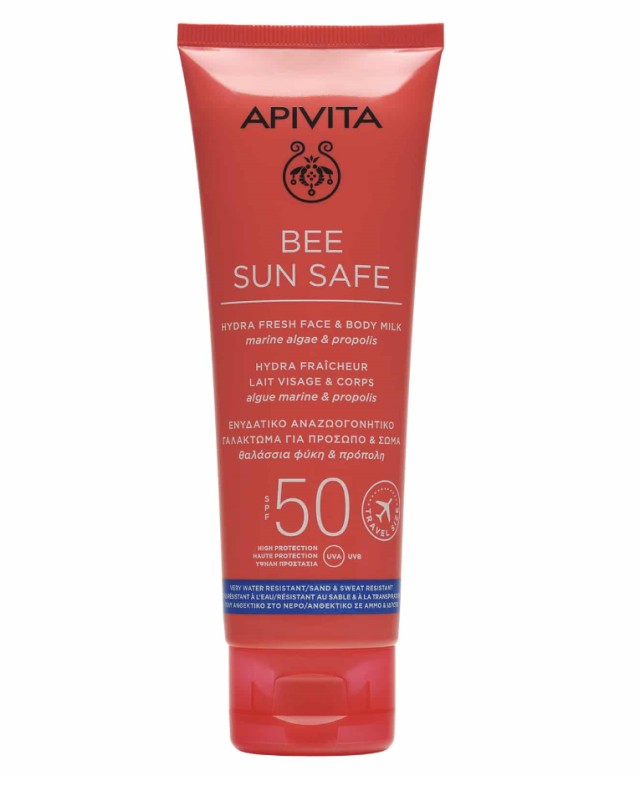 Apivita Bee Sun Safe Hydra Fresh Face & Body Milk SPF50 100ml