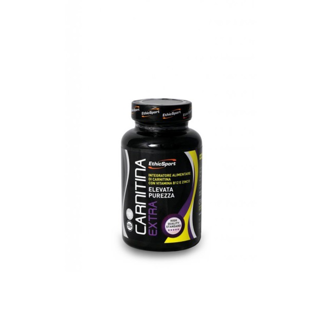 EthicSport Carnitina Extra 1600mg Συμπλήρωμα Διατροφής Καρνιτίνης με Βιταμίνη Β12 και Ψευδάργυρο 90tabs