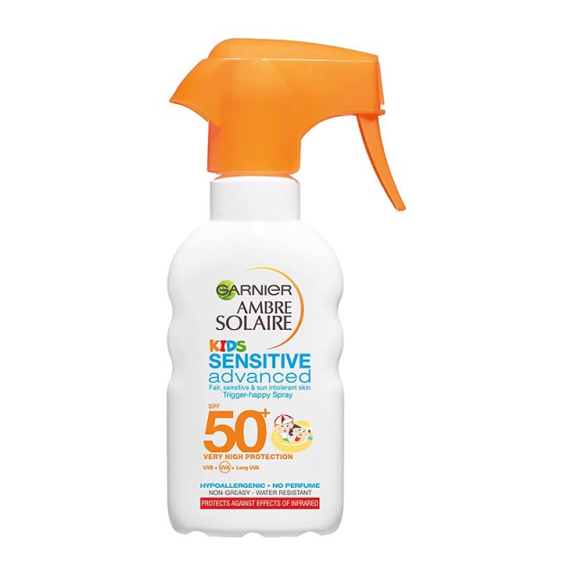 Garnier Ambre Solaire Kids Sensitive Advanced Spray Trigger SPF50+ 200ml