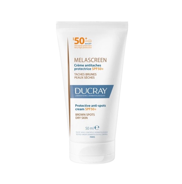 Ducray Melascreen Προστατευτική Κρέμα Κατά των Κηλίδων Για Ξηρό Δέρμα SPF50+ 50ml