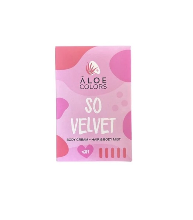 Aloe+ Colors Set So Velvet Body Cream 100ml + Hair & Body Mist 100ml + Gift