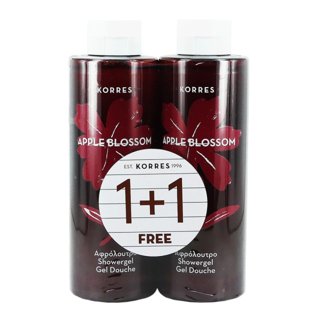 KORRES Αφρόλουτρο Apple Blossom 250ml 1+1 Δώρο