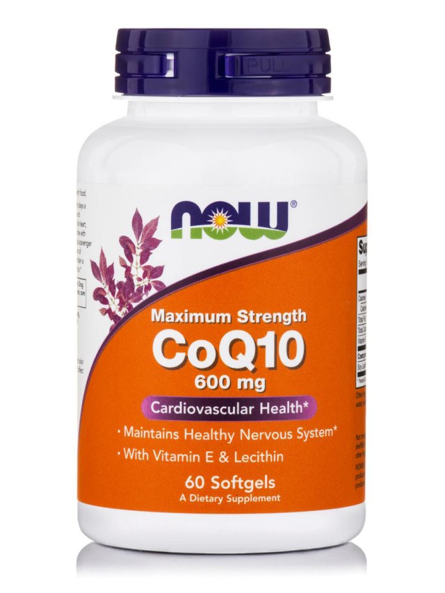 Now Foods CoQ10 600mg 60Softgels