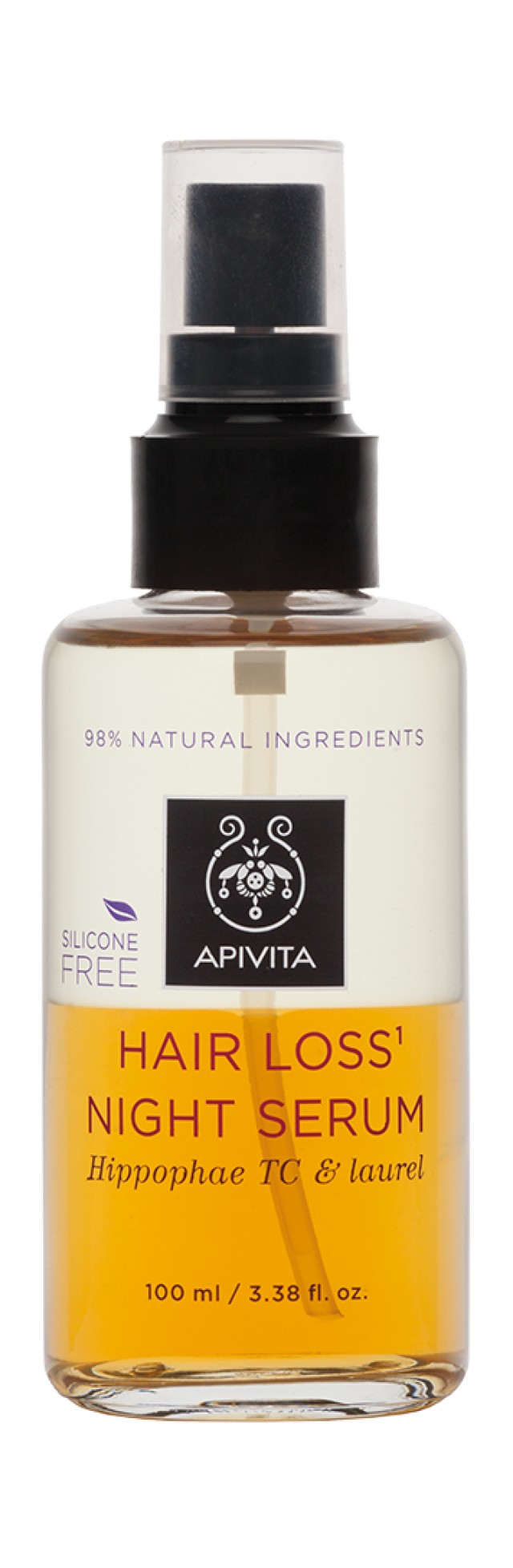 Apivita Hair Loss Night Serum με Hippophae TC & Δάφνη 100ml