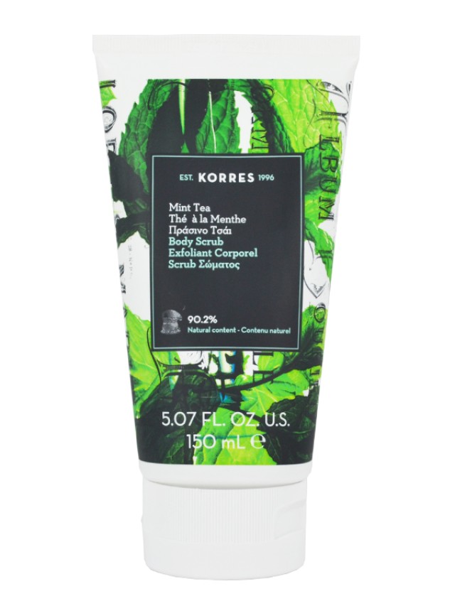 Korres Body Scrub Mint Tea Body Exfoliant Corporel Πράσινο Τσάι  150ml