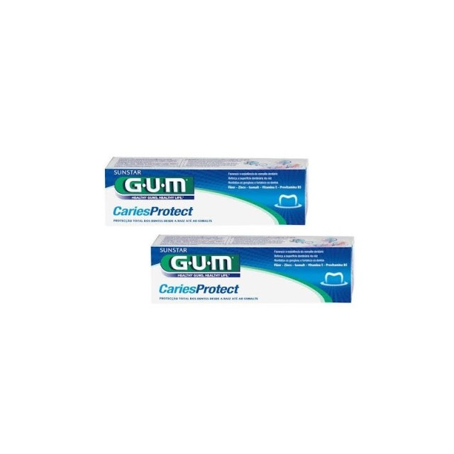 GUM CARIES PROTECT ΟΔΟΝΤΟΚΡΕΜΑ 75ML 1+1ΔΩΡΟ