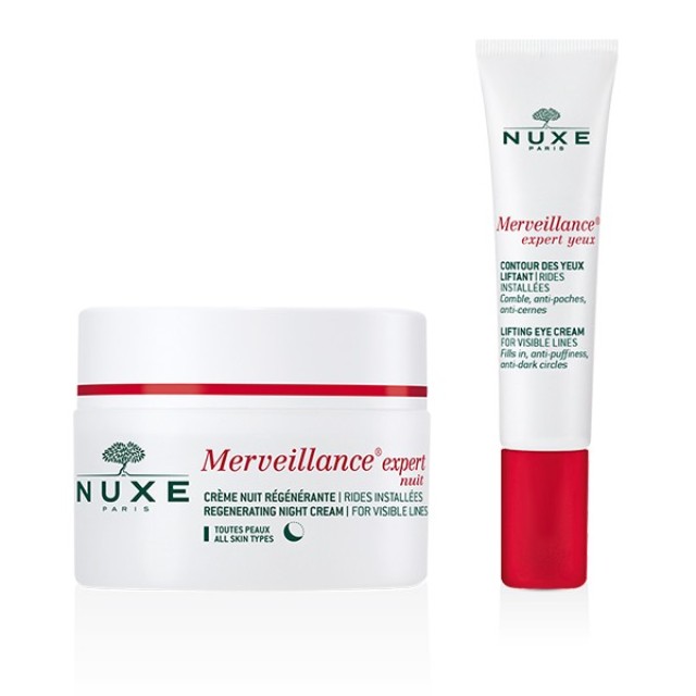 Nuxe Merveillance Κρέμα Νυκτός 50ml + Δώρο Κρέμα Ματιών 15ml