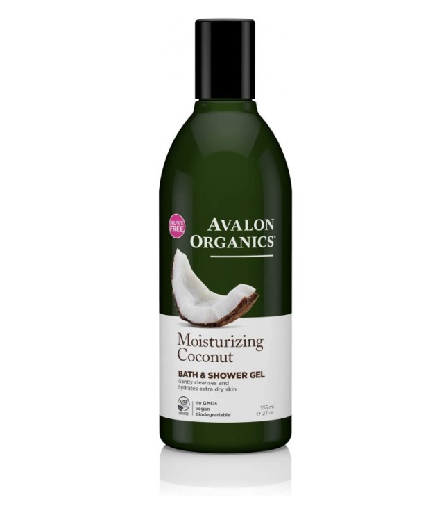 Avalon Organics Moisturizing Coconut Bath & Shower Gel 355ml