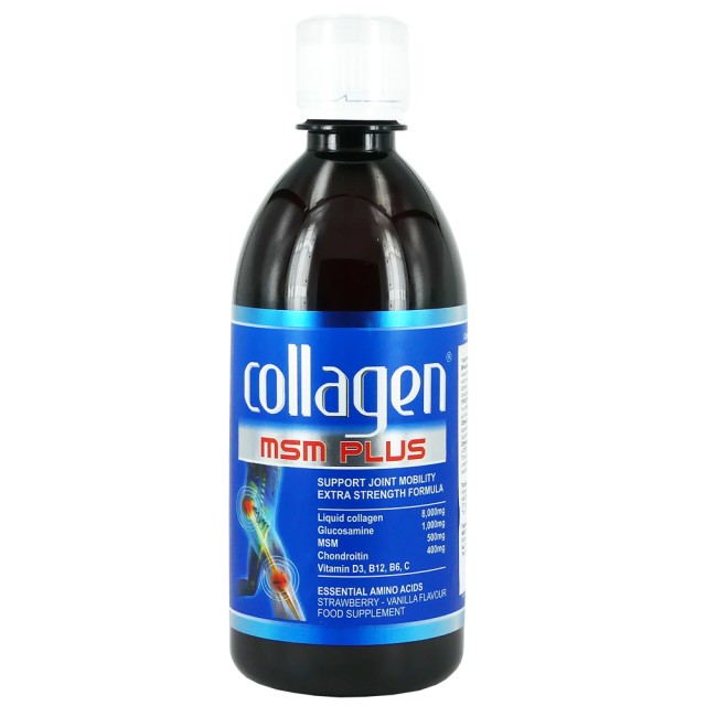 pharmalux Collagen MSM Plus Υγρό πόσιμο κολλαγόνο 500ml