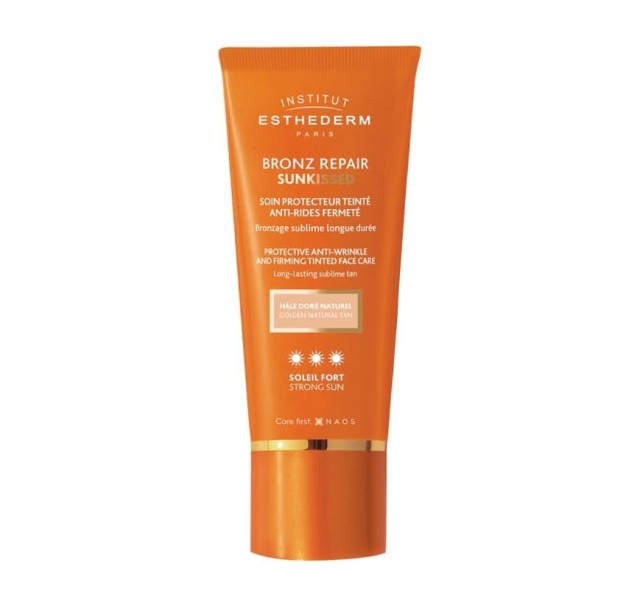 Institut Esthederm Bronz Repair Sunkissed Strong Sun Αντιηλιακή Κρέμα Προσώπου με Χρώμα 50ml