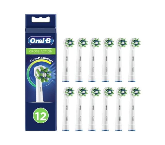 Oral-B Ανταλλακτικές Κεφαλές Cross Action 12τμχ