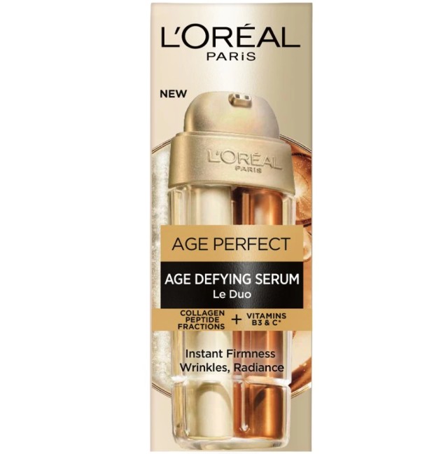 L'Oreal Paris Age Perfect Age Defying Serum Le Duo Oρός Προσώπου Εντατικής Αντιγήρανσης 30ml