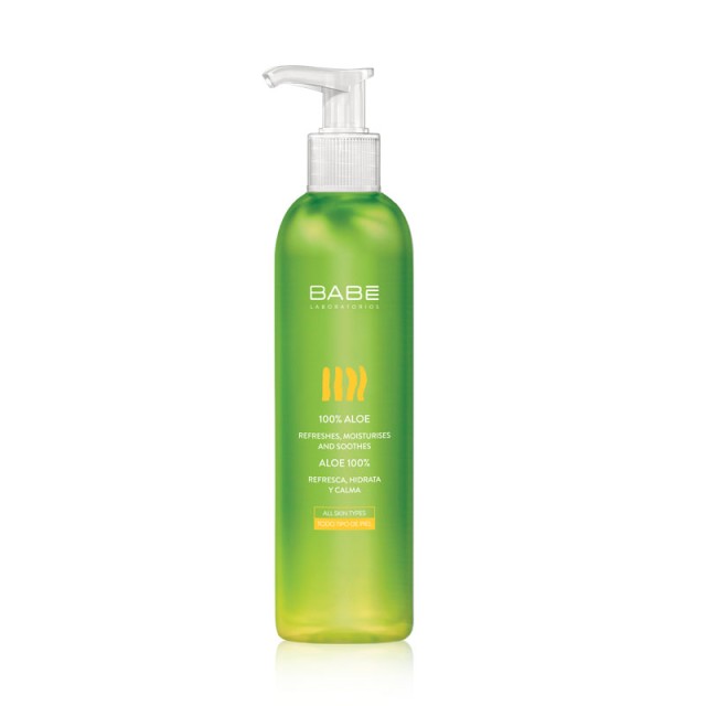 BABE BODY 100% ALOE - ΚΑΤΑΠΡΑΥΝΤΙΚΟ/ΕΝΥΔΑΤΙΚΟ GEL 100% ΑΛΟΗ 300ml