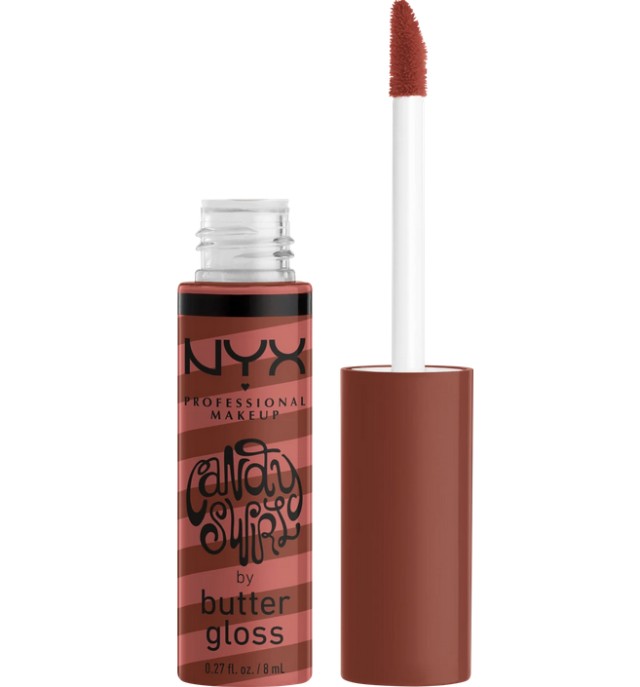 Nyx Professional Makeup Lipgloss Butter Candy Swirl 01 Funnel Cake 8ml