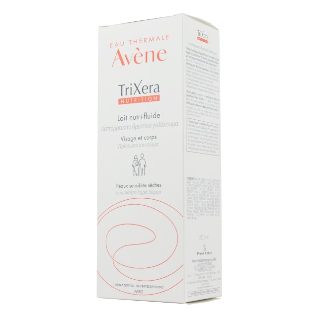 Avene Eau Thermale Trixera Nutrition Lait Nutri-fluide 200ml