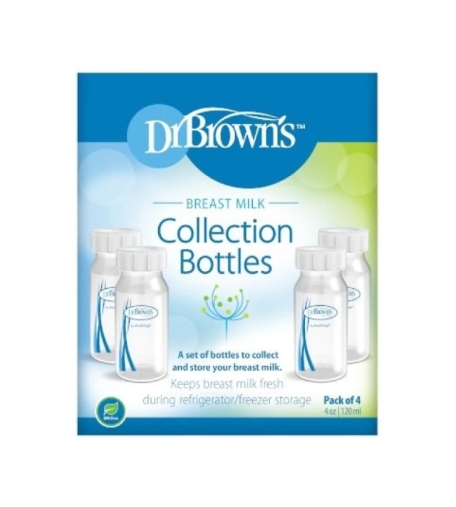 Dr.Browns Μπουκάλια Συλλογής Μητρικού Γάλακτος 4τμχ