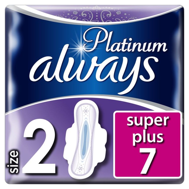 Always Platinum Ultra Super Plus Size2 7pcs