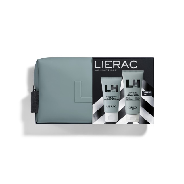 Lierac Set Homme Energizing Moisturizing Gel Ανδρικό Ενυδατικό Τζελ Τόνωσης 50ml & ΔΩΡΟ All-Over Shower Gel 200ml