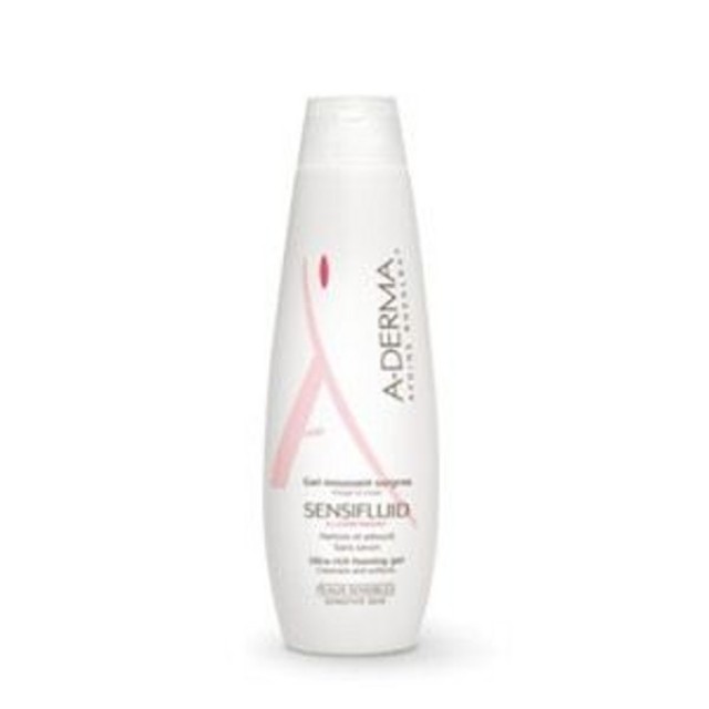ADERMA SENSIFLUID GEL MOUSSANT SURGRAS 250ml