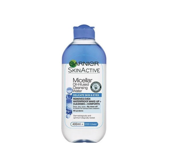 Garnier Skin Active Micellaire Delicate Skin And Eyes Νερό Ντεμακιγιάζ 400ml