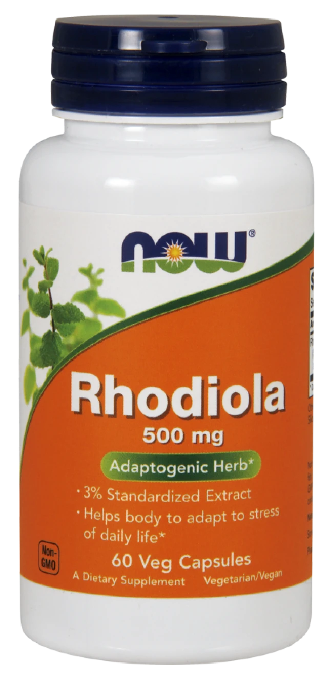 Now Foods Rhodiola 500mg 60 Veget.caps | Smile-pharmacy.gr