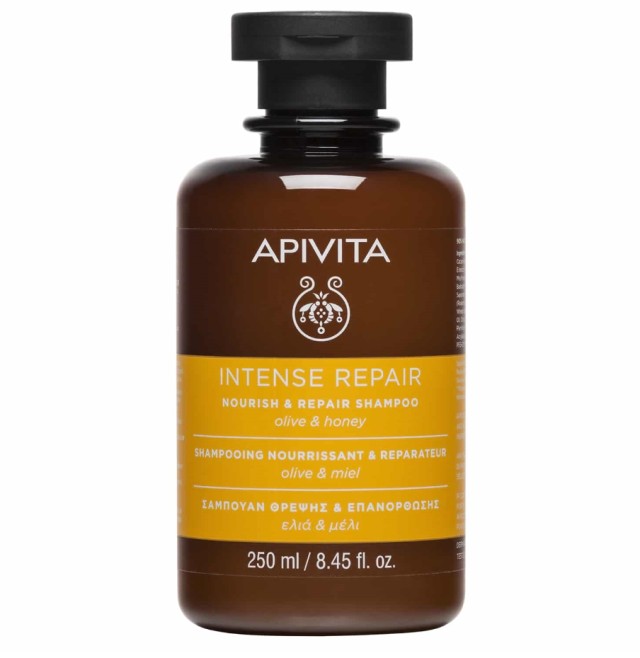 Apivita Nourishing & Repairing Shampoo Olive & Honey 250ml