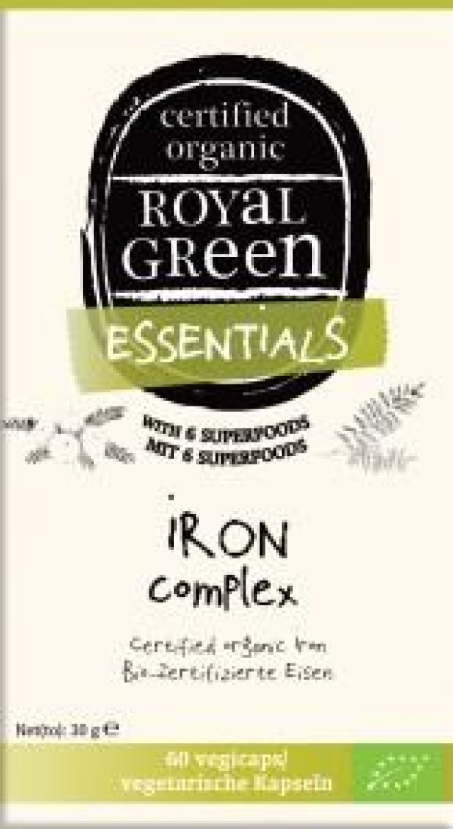 AM HEALTH ROYAL GREEN Organic Iron Complex 60 vegicaps