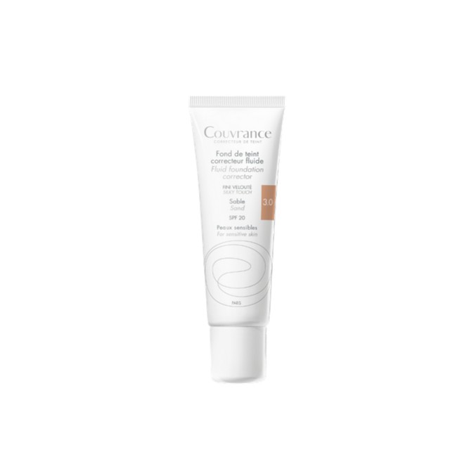 Avene Couvrance Fond De Teint Correcteur Fluide Sable 3.0 SPF20 30ml