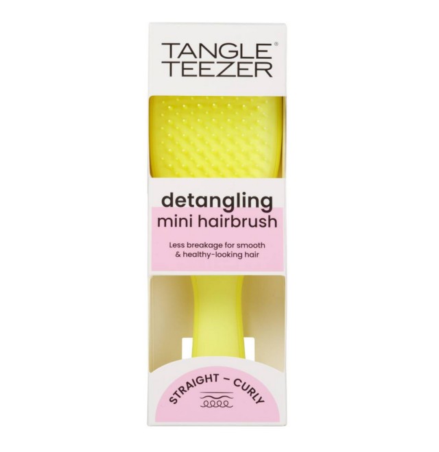 Tangle Teezer Wet Detangling Βούρτσα Μαλλιών Mini Yellow 1τμχ