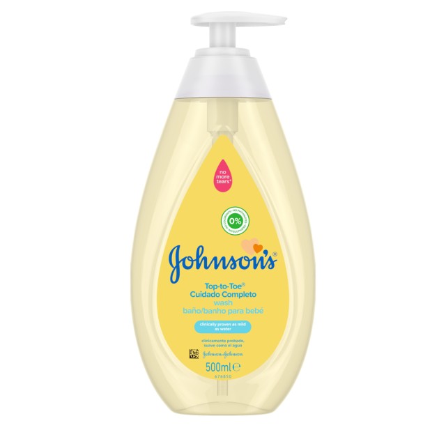 Johnson's Baby Top-to-toe 2 σε 1 Αφρόλουτρο & Σαμπουάν 500ml