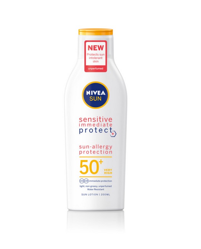 NIVEA SUN Adults Sensitive Lotion SPF50+, 200ml