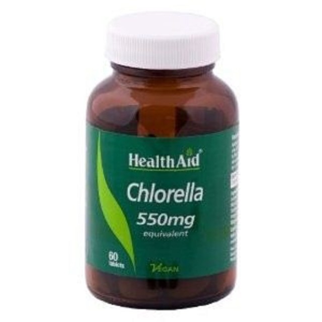 HEALTH AID CHLORELLA 550MG TABLETS 60'S