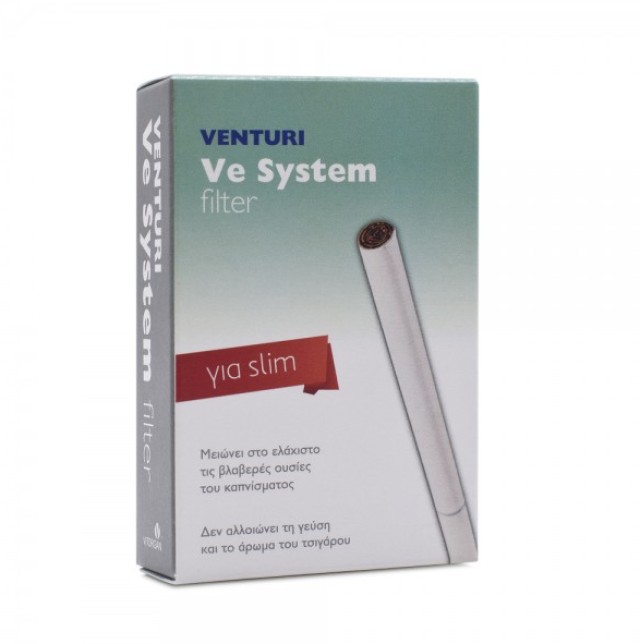 Vitorgan Venturi Ve System Filter Φίλτρα Καπνίσματος για Slim Τσιγάρα 4τμχ