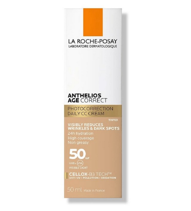 La Roche Posay Anthelios Age Correct Αντηλιακή Κρέμα Προσώπου Spf50 με Χρώμα 50ml