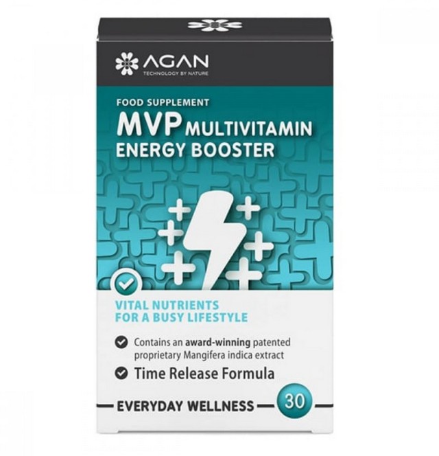 Agan MVP Multivitamin Energy Booster Πολυβιταμίνη 30tabs