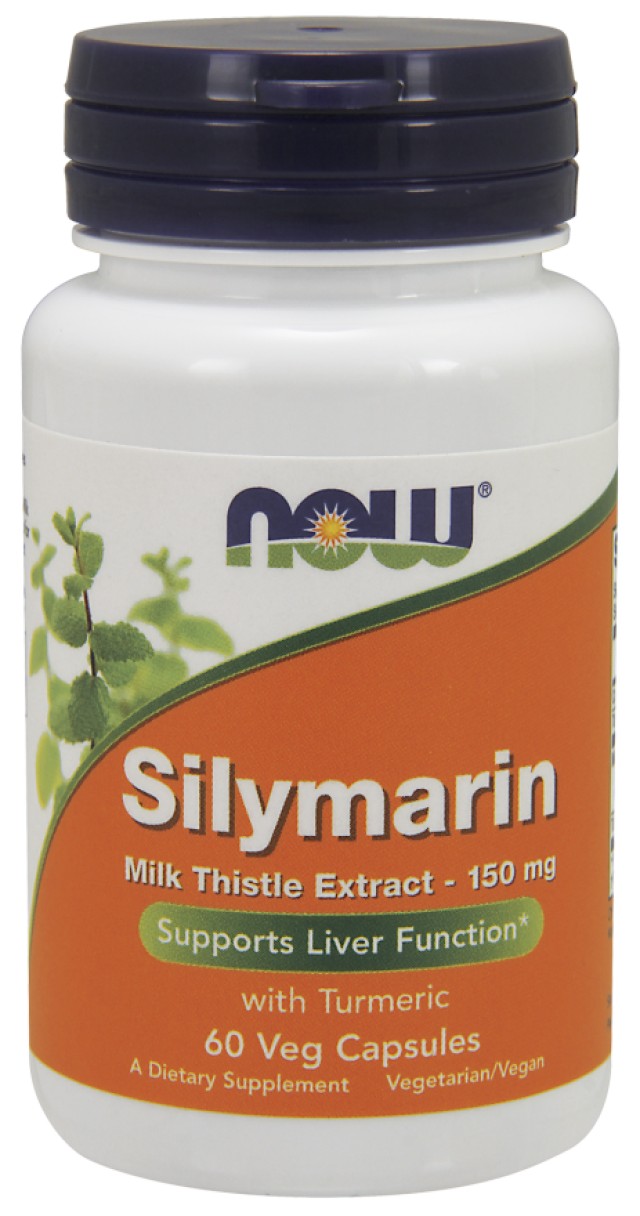 Now Foods Silymarin Milk Thistle 150mg 60 Veget.caps