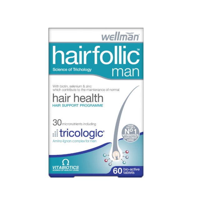 Vitabiotics Wellman Hairfollic (Tricologic) Man 60 Tabs