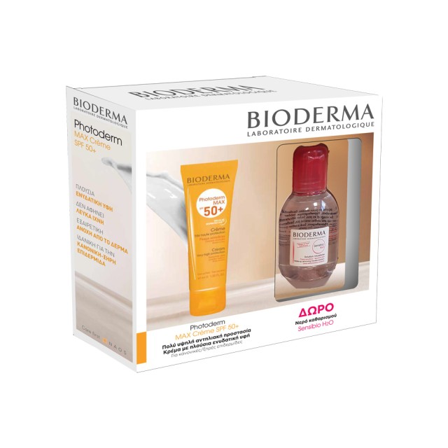 Bioderma Set Photoderm Max Creme SPF50+ 40ml & ΔΩΡΟ Sensibio H2O 100ml