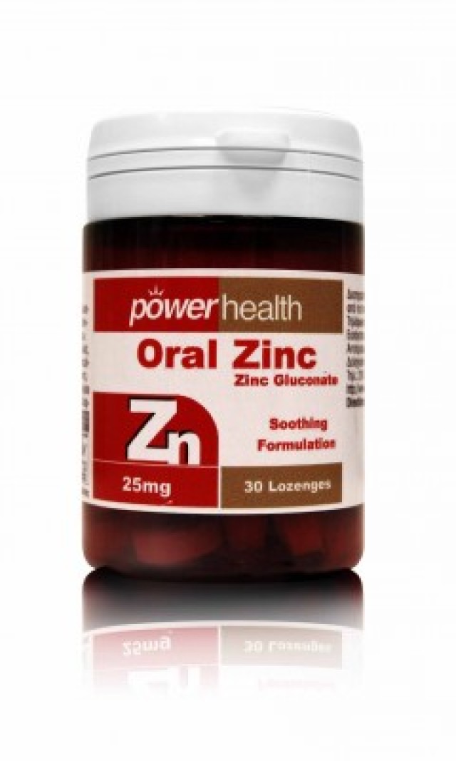 POWER  HEALTH ORAL ZINC ΜΑΣΩΜΕΝΑ 25MG 30TAB