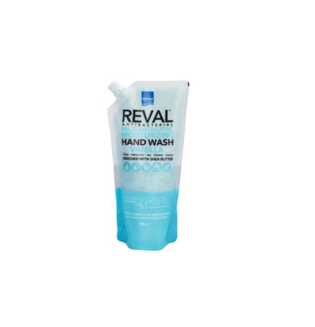 Intermed Reval Refill Mild Antiseptic Moisturizing Hand Wash Vanilla 500ml
