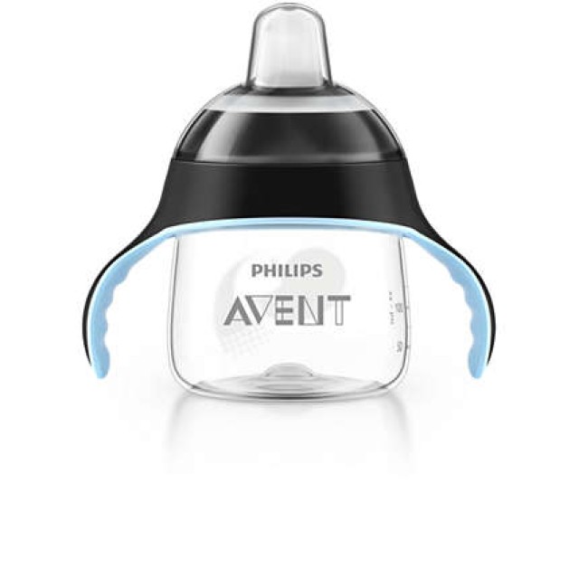 AVENT Κύπελλο με στόμιο 200ml (μαύρο) 6M+ SCF751/03