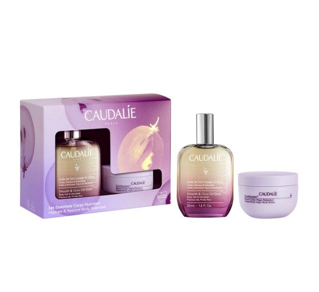 Caudalie Set Hydrate & Restore Body Essentials Smooth & Glow Oil Elixir 50ml + Δώρο Vinotherapist Replenishing Vegan Body Butter 40ml