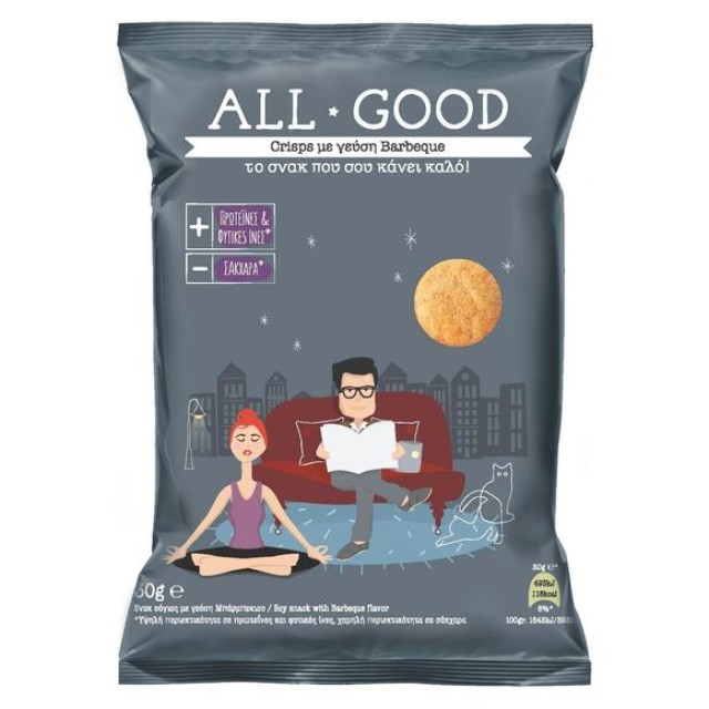 Power Health All Good High Protein Crisps Sour Barbeque 30gr