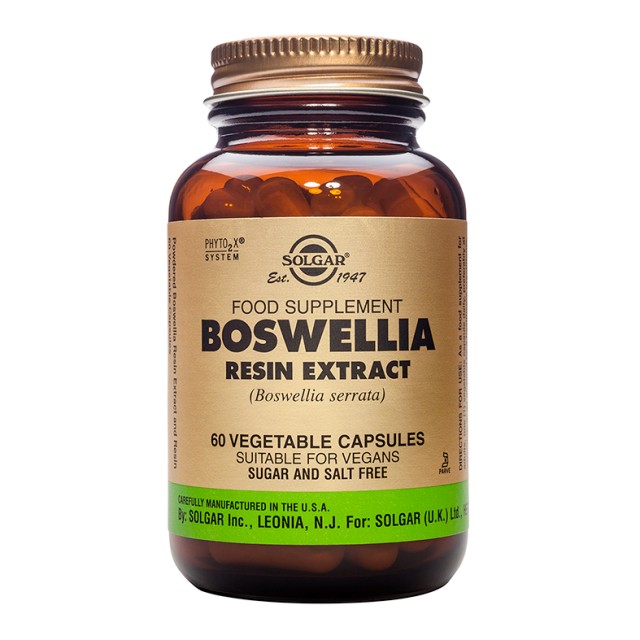 SOLGAR SFP BOSWELLIA RESIN EXTRACT 60VCAP