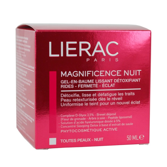 LIERAC Magnificence Κρέμα Νύχτας Όλοι οι Τύποι Δέρματος 50ml