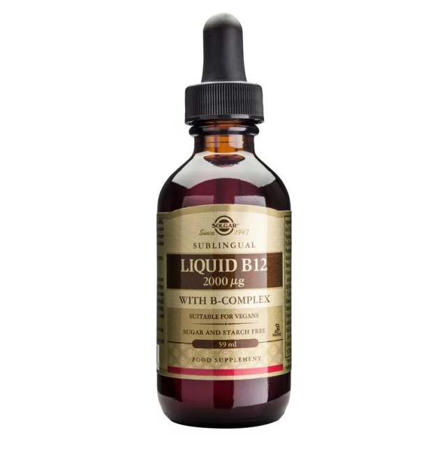 Solgar B12 2000mg With B Complex 59ML