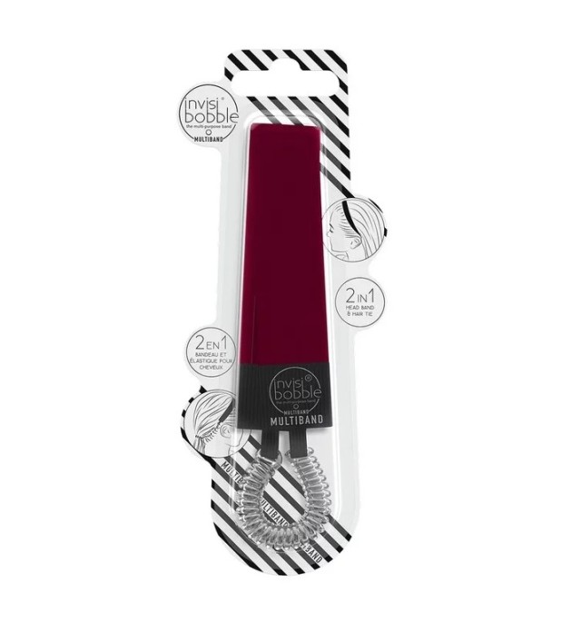 Invisibobble Multiband Red-Y To Rumble 2 in 1 Head Band & Ring 1τμχ