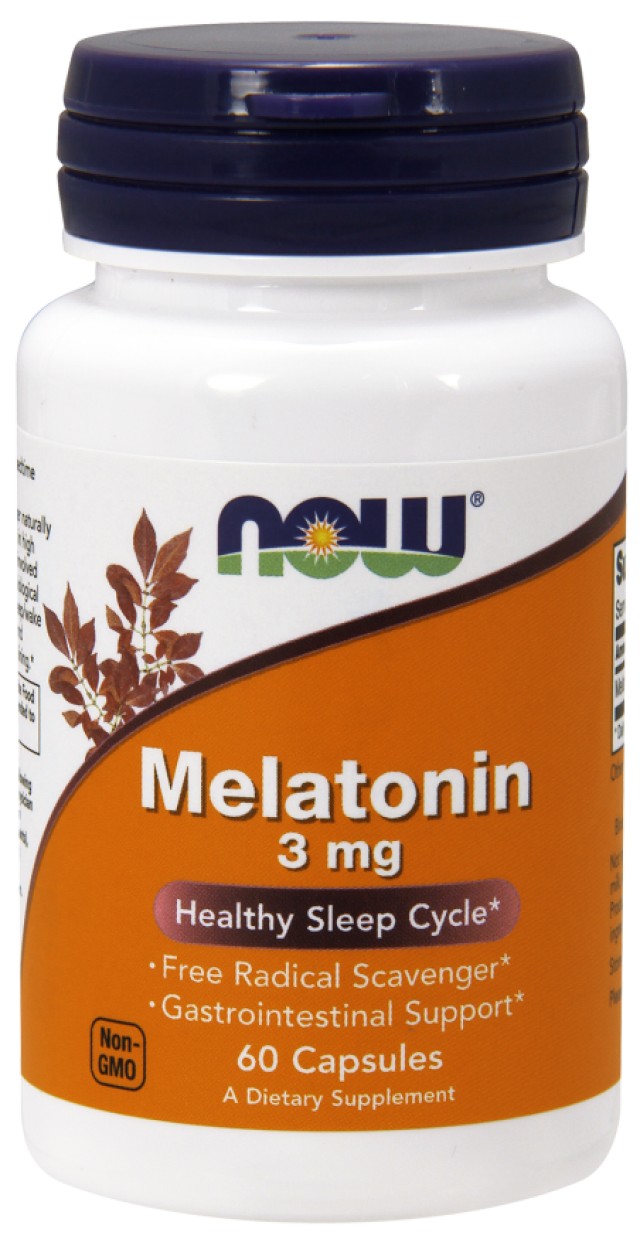 Now Foods Melatonin 3mg 60 caps