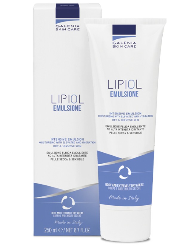 Galenia Lipiol Emulsione Γαλάκτωμα Εντατικής Ενυδάτωσης 250ml