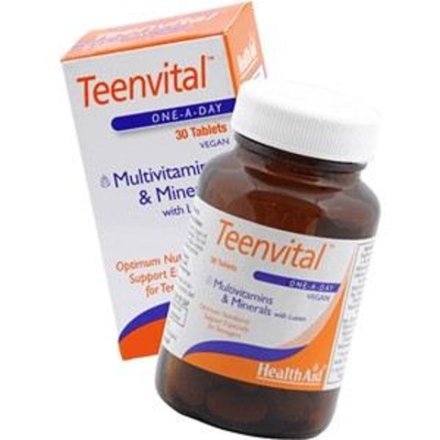 HEALTH AID TEENVITAL TABLETS 30'S (AGES 12-16)